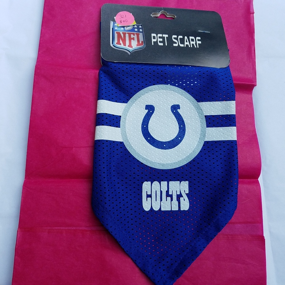 Colts pet scarf